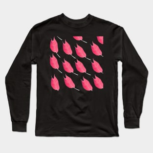 Leaf Pink Long Sleeve T-Shirt